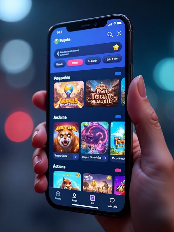 Mobile Gaming Interface Preview